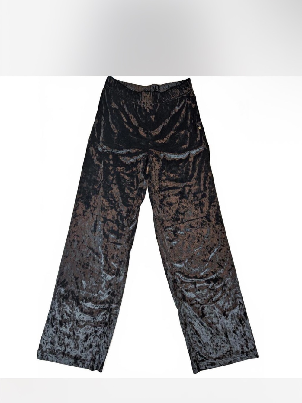 Fabletics Velvet Wide-Leg Pants - Black